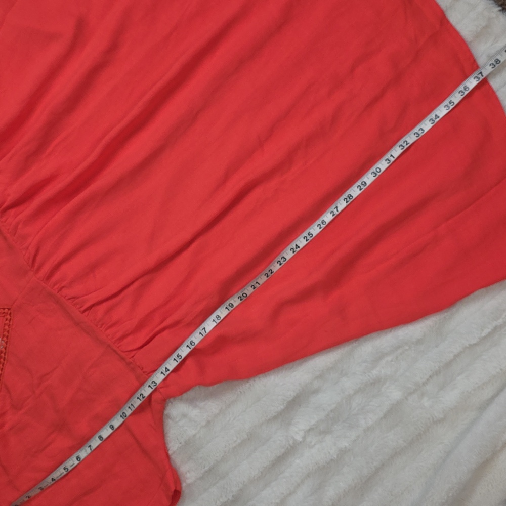 Davi & Dani Orange V Neck Mini-Dress NWT - Picture 11 of 14